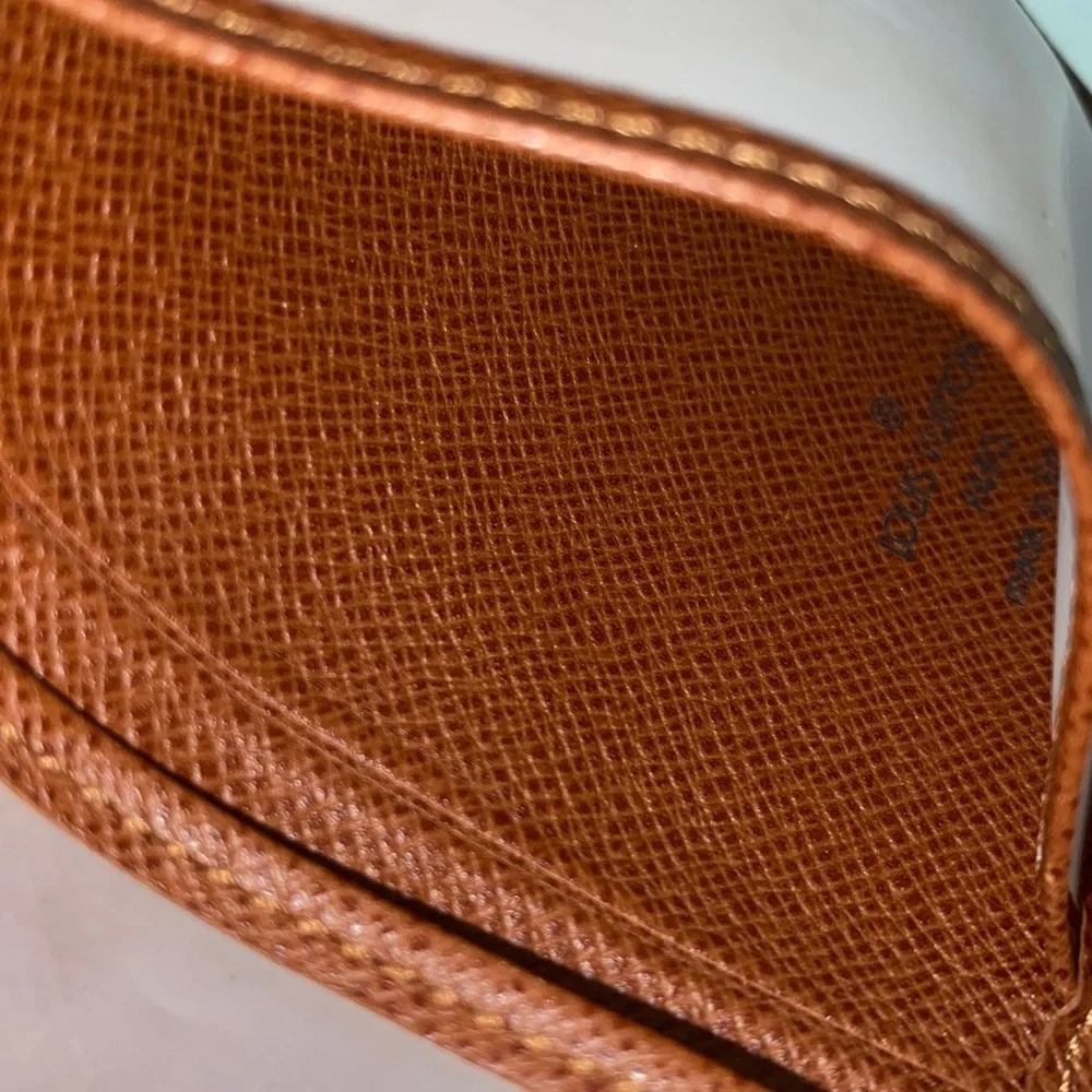 Authentic Louis Vuitton Tan Leather Card Holder